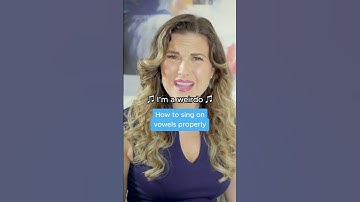 How To Use Sing On Vowels Properly