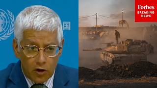 UN Spokesperson Sounds Alarm On 'Potential Threat Of Ethnic Cleansing' In Gaza After Report