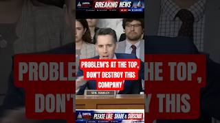 You're the Problem Senator Josh Hawley to Boeing Leadership 🔥