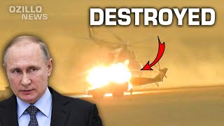 3 MINUTES AGO Russias Air Disaster: Russian Helicopters Destroyed, World Stunned