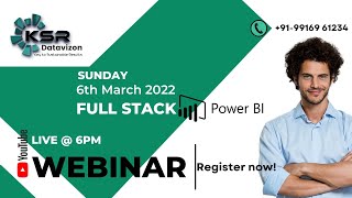 Webinar on 'Full Stack Power BI Developer' screenshot 2