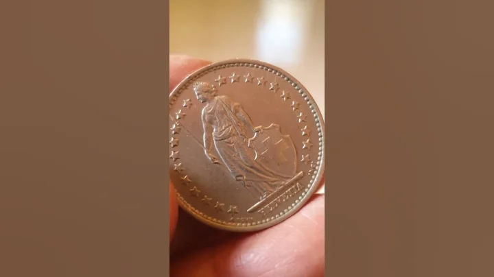 1968 Frank's Helvetia Switzerland coin