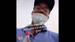 someone ordered dominos and pizza hut at the same time