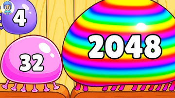 ЭВОЛЮЦИЯ СОЕДИНЕНИЯ ОДИНАКОВЫХ СЛАЙМОВ ДЛЯ ОТКРЫТИЯ ЗАМКОВ! Blob Merge 3d