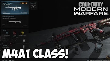 Best M4A1 Class Setup! Attachments, Perks, etc. | Modern Warfare