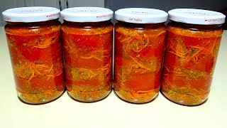 KOREAN TOMATOES FOR WINTER. I prepare tomatoes for the whole winter.