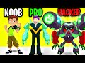 Can We Go NOOB vs PRO vs HACKER In BEN 10: UP TO SPEED!? (APP GAME!)