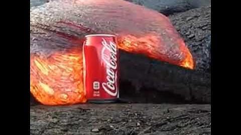 LAVA DE VULCÃO vs COCA COLA