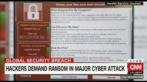 Global cyber attack hits 99 countries based on stolen NSA software locks files demands money