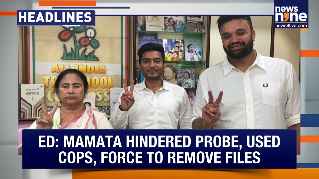 Mamata hits out at BJP after ED raid | ED ends I-PAC raid amid Mamata row | Top Headlines | News9