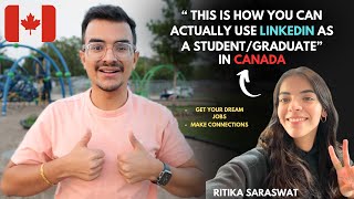 HOW TO USE LINKEDIN AS AN INTERNATIONAL STUDENT IN CANADA | WATCH THIS !