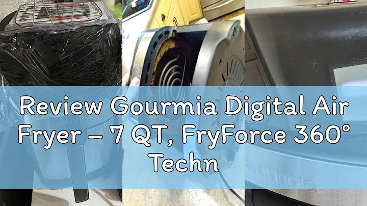 Review Gourmia Digital Air Fryer – 7 QT, FryForce 360° Technology, 10 Presets, Guided Cooking Prompt