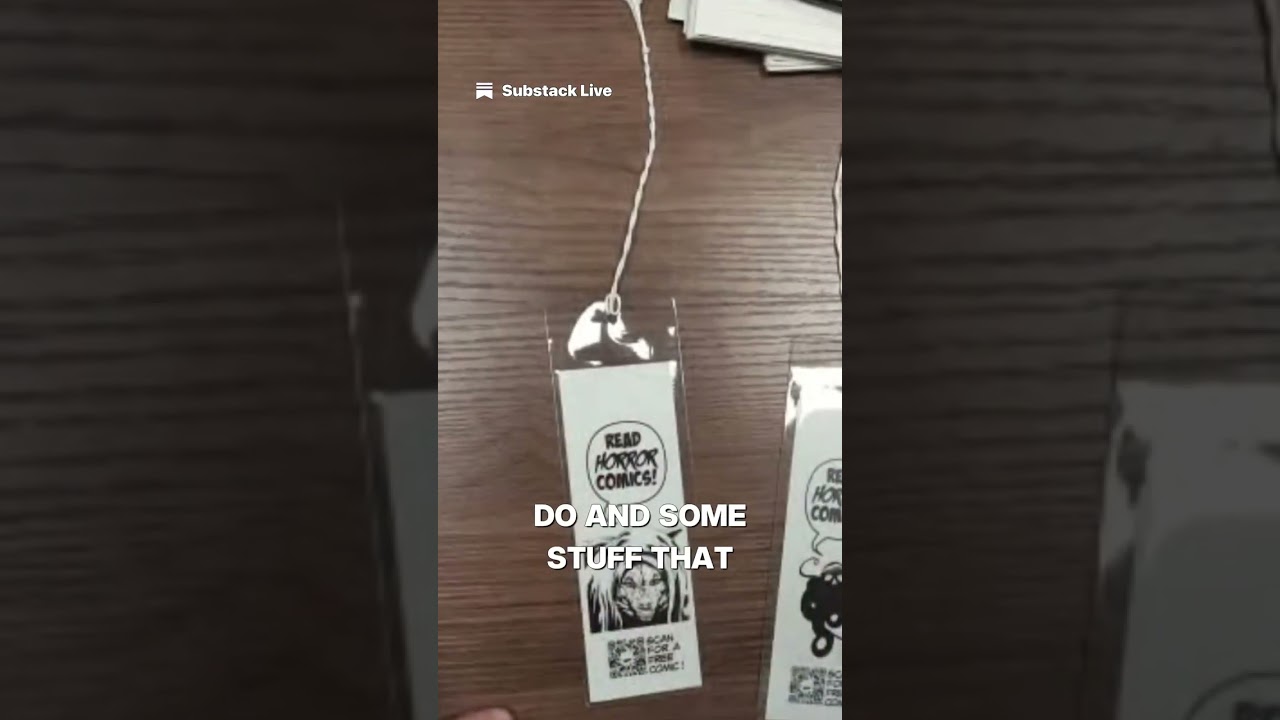 Glow-in-the-dark bookmark reward 