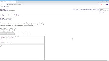 Array-1(make2) Java Tutorial || codingbat.com