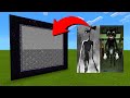 How To Make A Portal To The Siren Head vs Cartoon Cat Dimension in Minecraft!