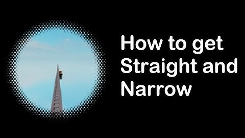 How to get Straight And Narrow in Secret Universe Roblox