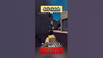Fortnite Ballistic - 4v5 clutch #fortnite #Ballistic #FortniteBallistic #balistica #clutch #4vs5