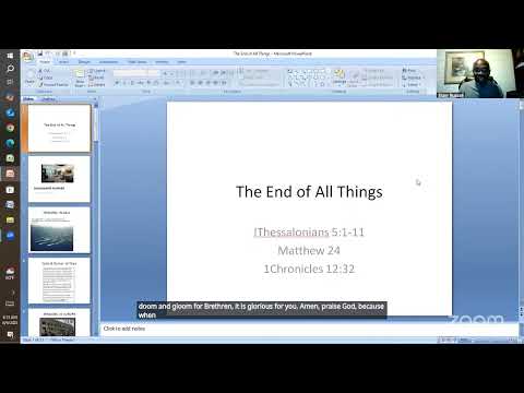 End Times Teaching
