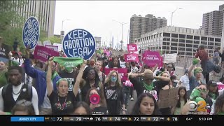 Thousands take to NYC streets to support abortion rights