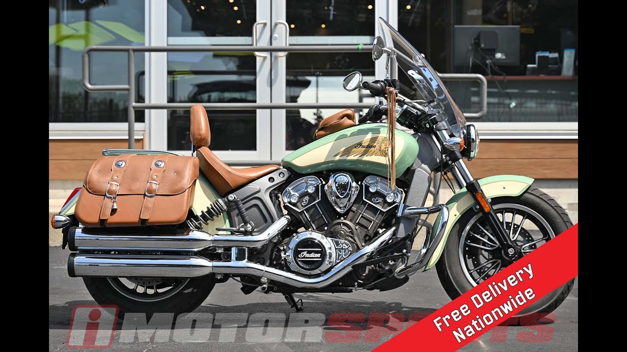 2018 Indian Motorcycle® Scout® ABS Willow Green / Ivory Cream