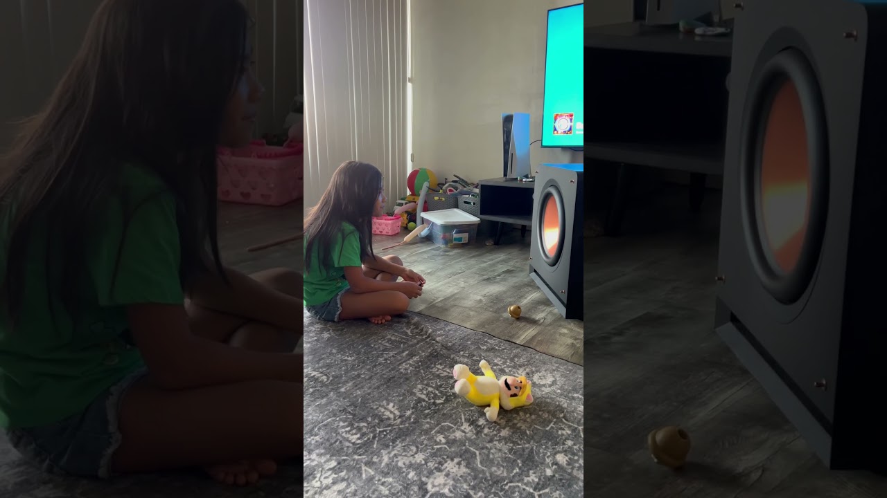 Klipsch rp-1400sw Hairtrick testing. Bass, I love you by bassotronics. New home theater subwoofer.