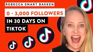 0 - 3,000 Followers in 30 Days on TikTok (Strategies and tips to spread music \& grow your fanbase)