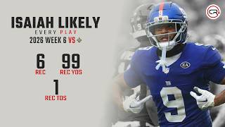 Isaiah Likely Week 6 Highlights vs Saints | Every Target and Catch Guide