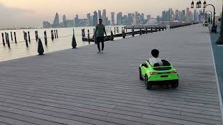 Lamborghini Urus Kids Ride on Car | Doha Corniche | Mina Port |Qatar by jinu jawad m 202 views 9 months ago 1 minute, 44 seconds