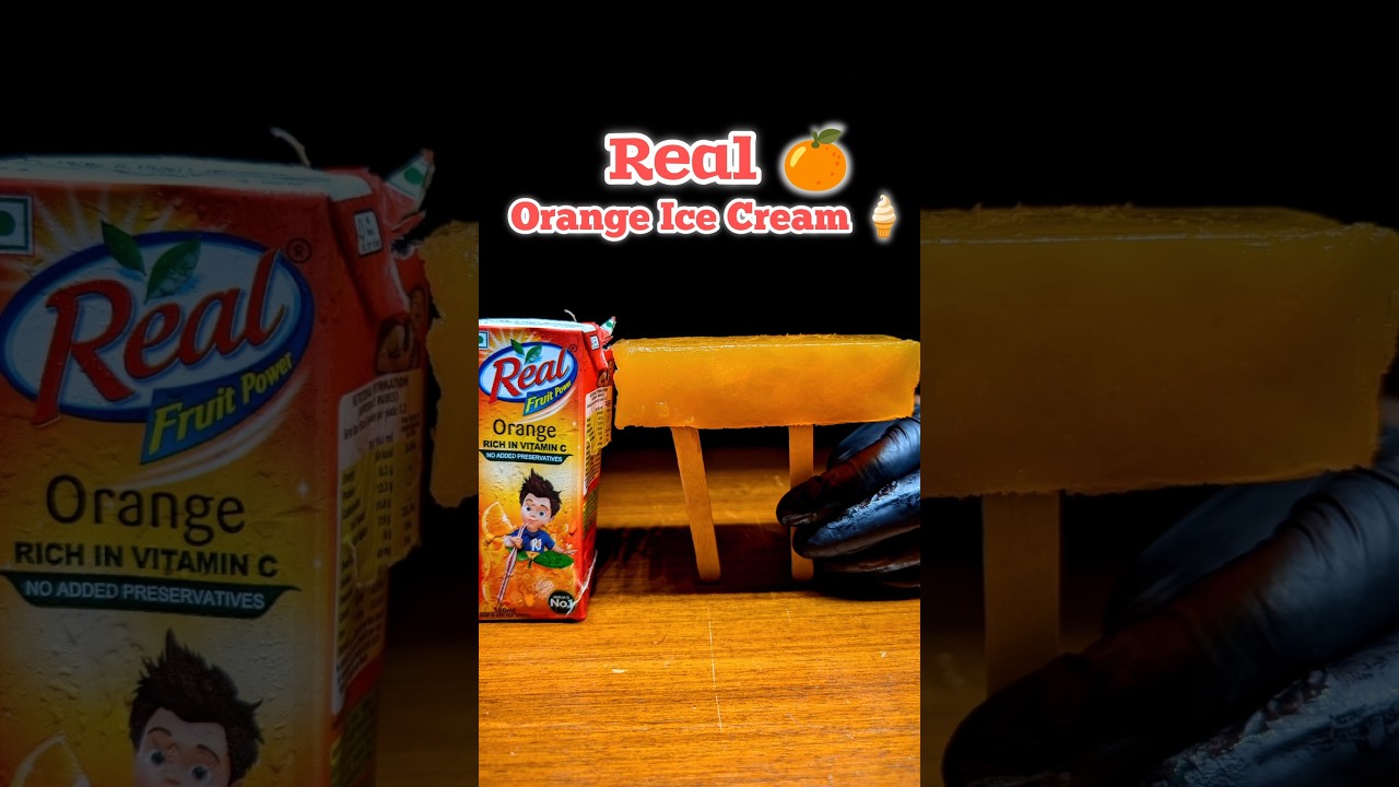 Unique Orange 🍊 Ice Cream 🍦 So Creamy It Melts Your Heart 😍 