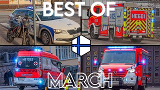 BEST OF MARCH!! Finnish Emergency Vehicles Responding