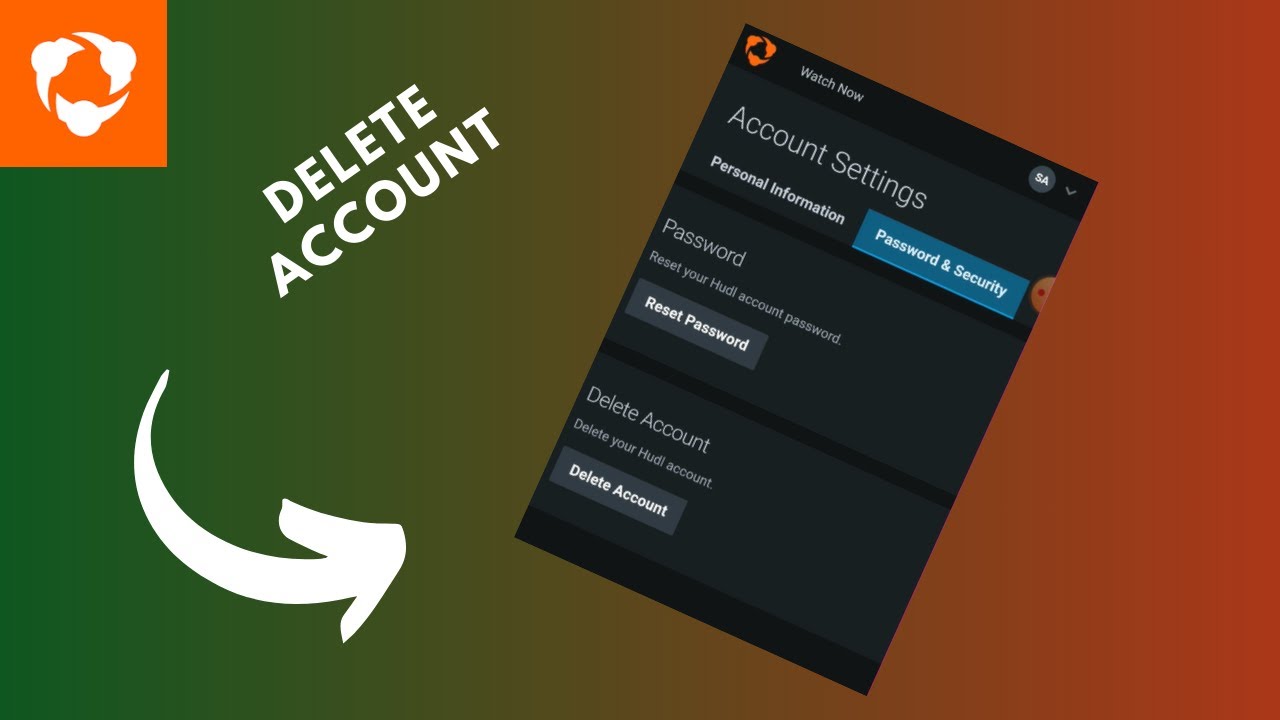 how to delete hudl account - YouTube