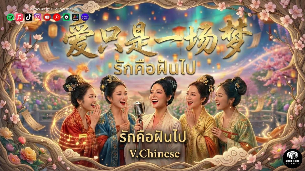 รักคือฝันไปVer.จีน 🇨🇳[Cover by Sou Logue] Original : สาว สาว สาว | ตำนานเพลงเพราะ 爱只是一场梦