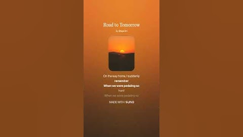 Road to Tomorrow  #ai #music #aicomposer #song