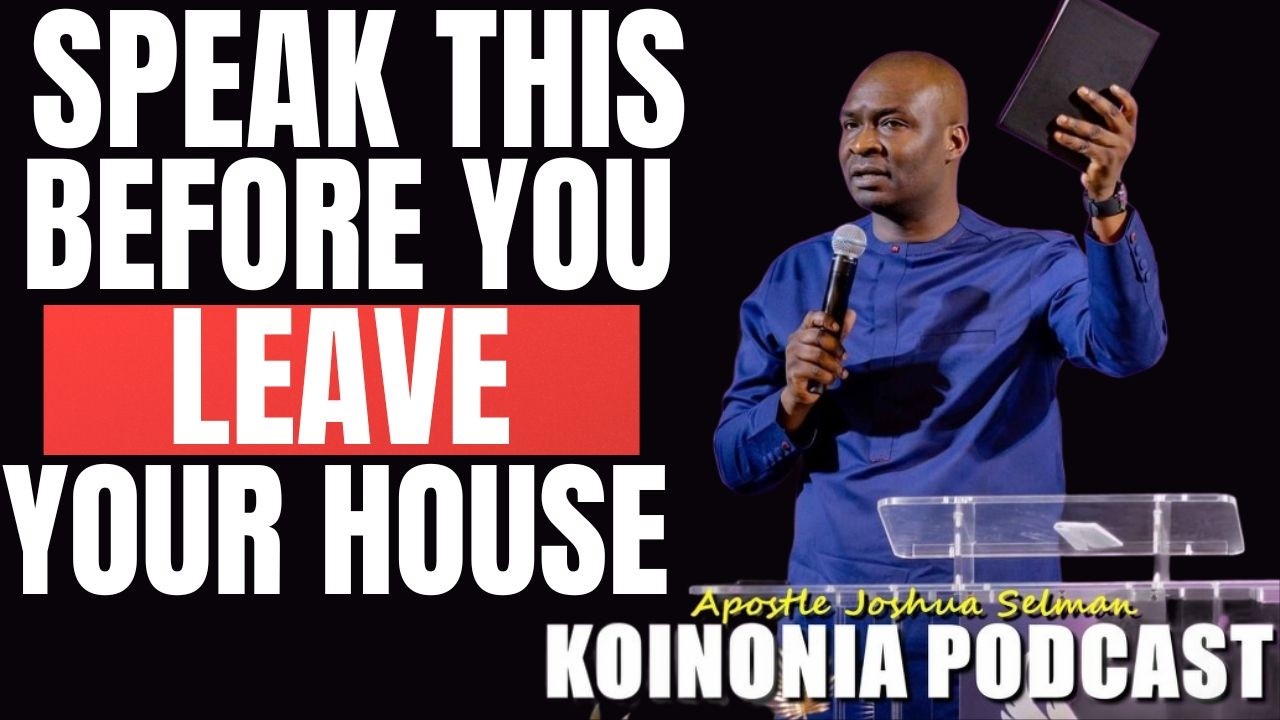 YOUR MORNING DETERMINES YOUR DESTINY | Speak This Before You Leave Your House | Apostle Joshua Selma