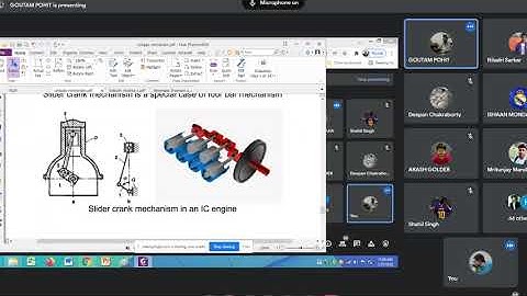 BME 2 | Semester 4 | Section B | Kinematic Analysis & Synthesis | L2 | GP Sir