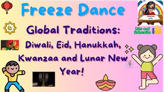 Freeze Dance Brain Break Diwali Hanukkah Eid Kwanzaa Lunar New Year Dpa