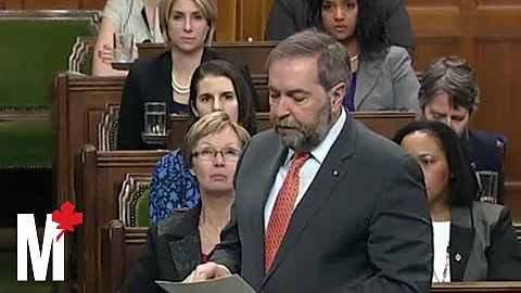 The #QP lead: Mulcair leads on the mission in Iraq