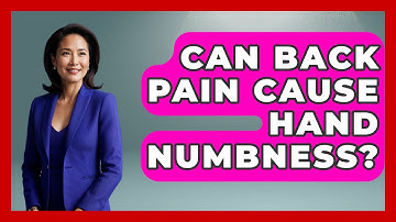 Can Back Pain Cause Hand Numbness? - Orthopedic Support Network