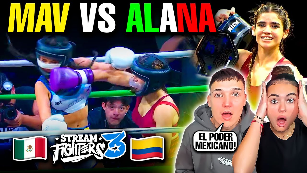 🇲🇽 MEXICANA **HUMILLA a su RIVAL** 🇨🇴COLOMBIANA en PELEA de BOX😱 MIS SOBRINOS REACCIONAN