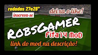 Fifa 14 MOD ep.27e28* Modo Carreira Brasileirão (link do mod na descrição) jogaço