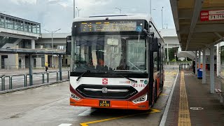 澳巴TCM E2185 AA-30-09 @71 澳門大學總站→亞馬喇前地（循環線）（原速全程前方展望行車片段）
