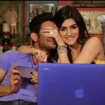 Cute moment of Sushant Singh Rajput and kriti Sanon 🙏