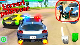 Ferrari Police Car arrests a thief in Rome | Police Sim 2022 - AndroidGamePlay #policesim2022 #games screenshot 3