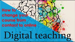 How to change your classes from contact to online