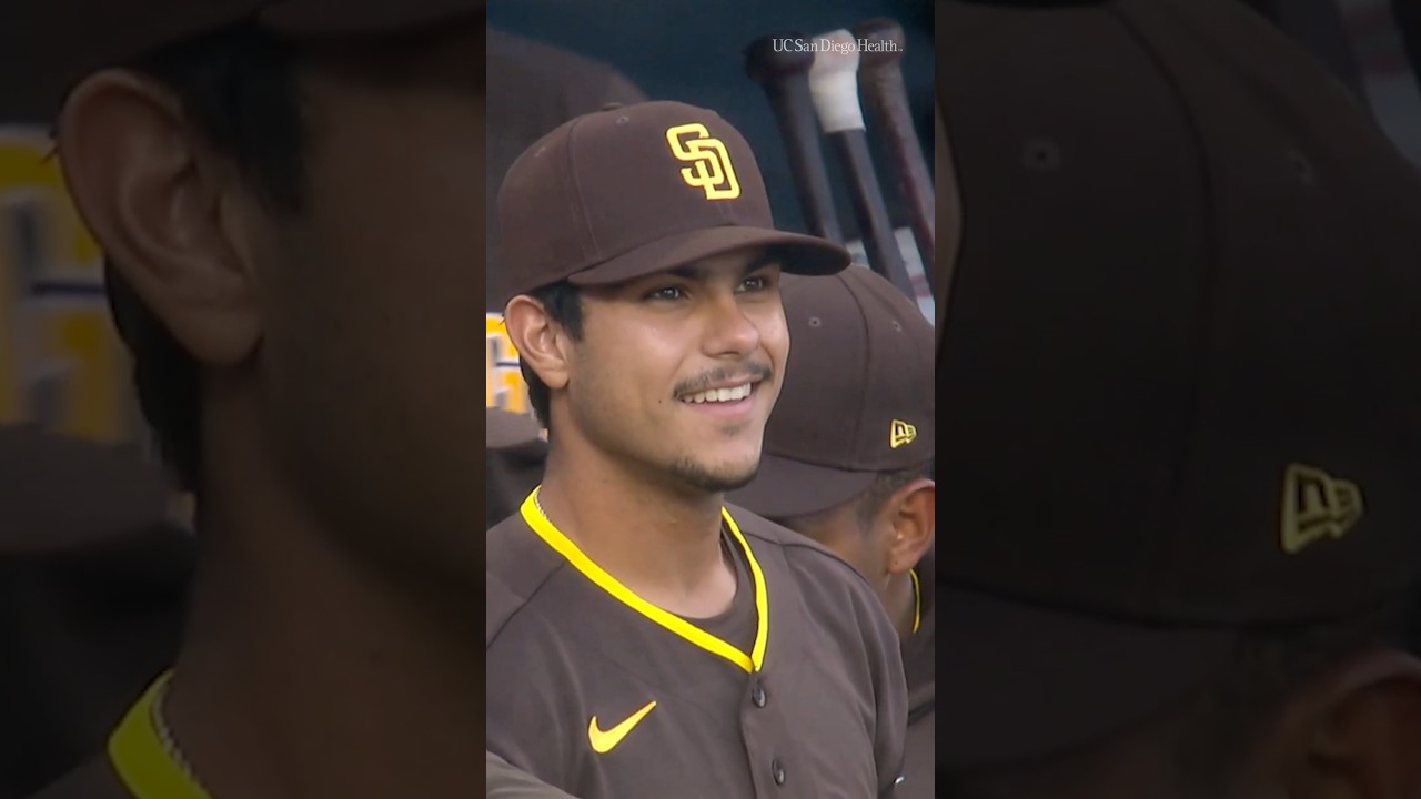 Welcome, Ethan 🥹 #mlb #debut #baseball #padres #sandiego #ethansalas