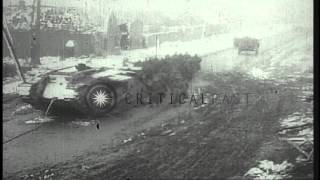 British Mark Iv Heavy Tanks Knocked-Out By German Artillery In Cambrai, France, D...hd Stock Footage