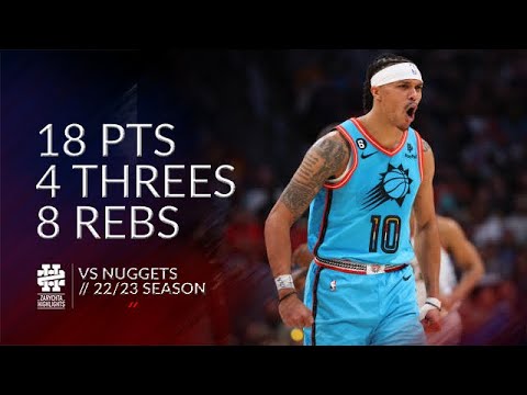 Damion Lee 18 pts 4 threes 8 rebs vs Nuggets 22/23 season