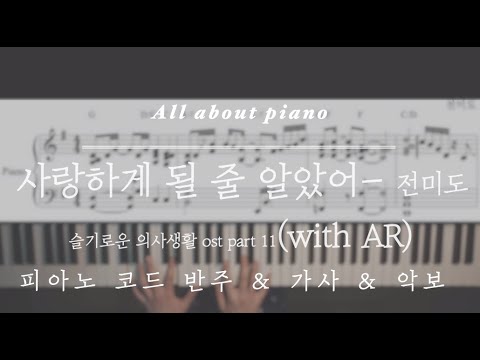 사랑하게 될 줄 알았어 (슬기로운의사생활 ost) - 전미도