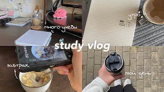 Study vlog | учебный влог | один день из моей жизни