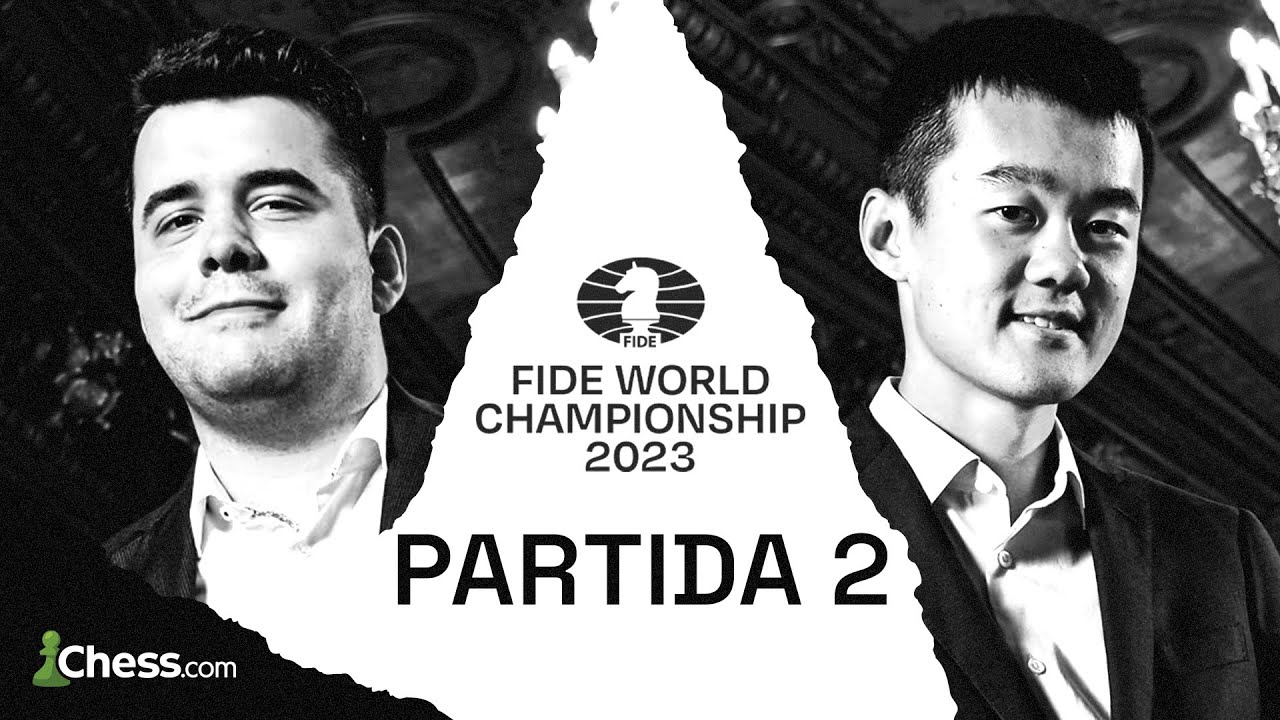 Cornetagem do Campeonato Mundial de Xadrez 2023 - Partida 10 